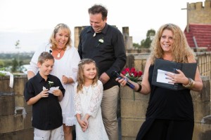 A fabulous, fun renewal of vows ceremony at the Sunshine Castle