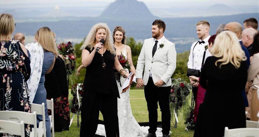 Look at that view! Wedding Celebrant Hinterland Sunshine Coast Mountains